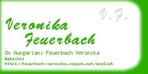 veronika feuerbach business card